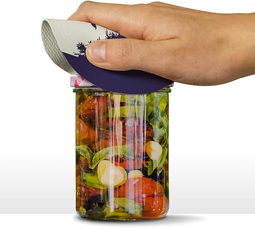 Miniatura 2 de I Want to Believe Unicorn UFO Funny Humor - Abridor de tapa redondo de goma antideslizante