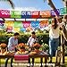 DomeStar Mexican Party Decoration, 18 Feet Plastic Papel Picado Fiesta Banner Cinco de Mayo Garland for Mexican Birthday Fiesta Party Supplies