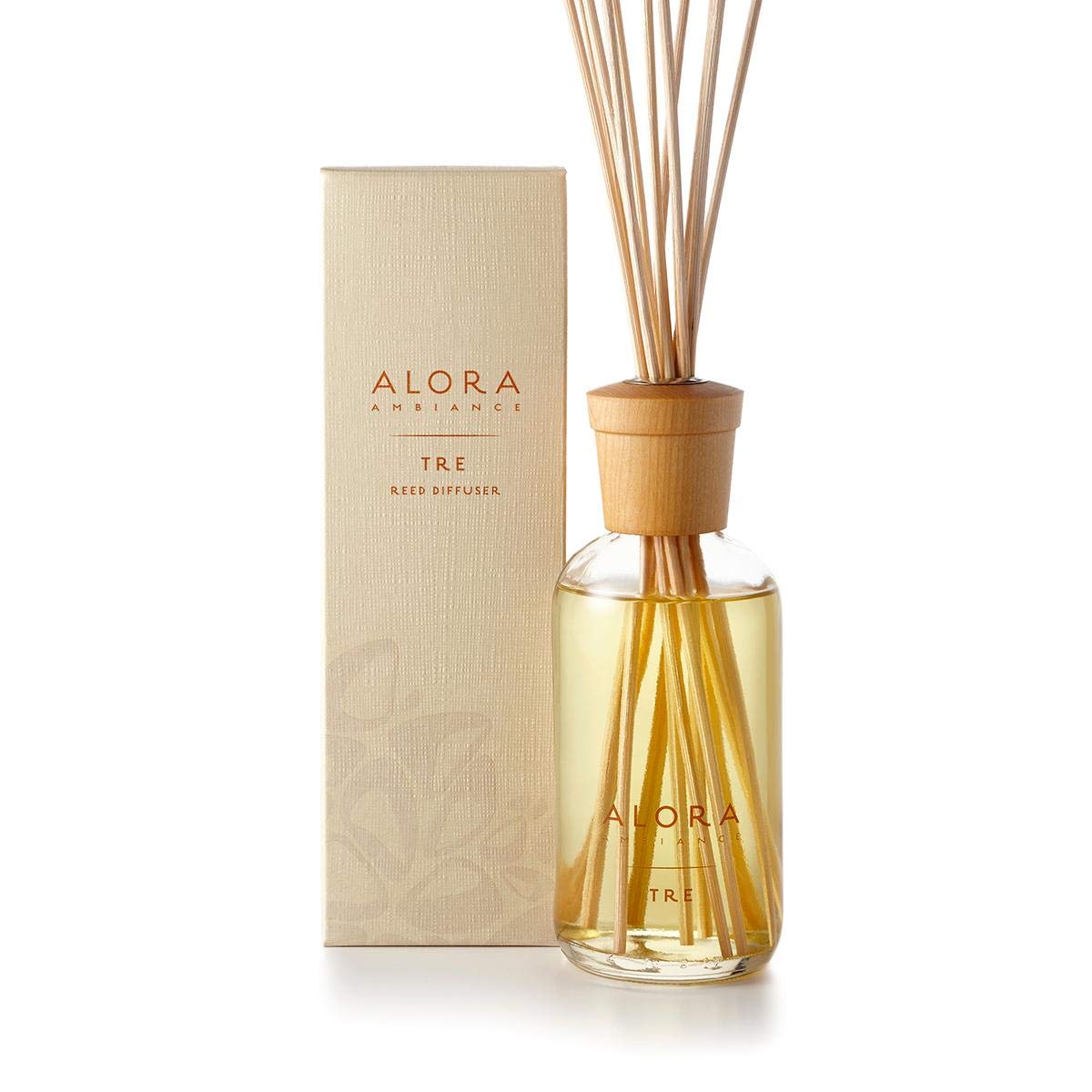 Tre 8 oz Reed Diffuser | Long-Lasting Sweet & Warm Fragrance | Beautifully Designed for Any Space