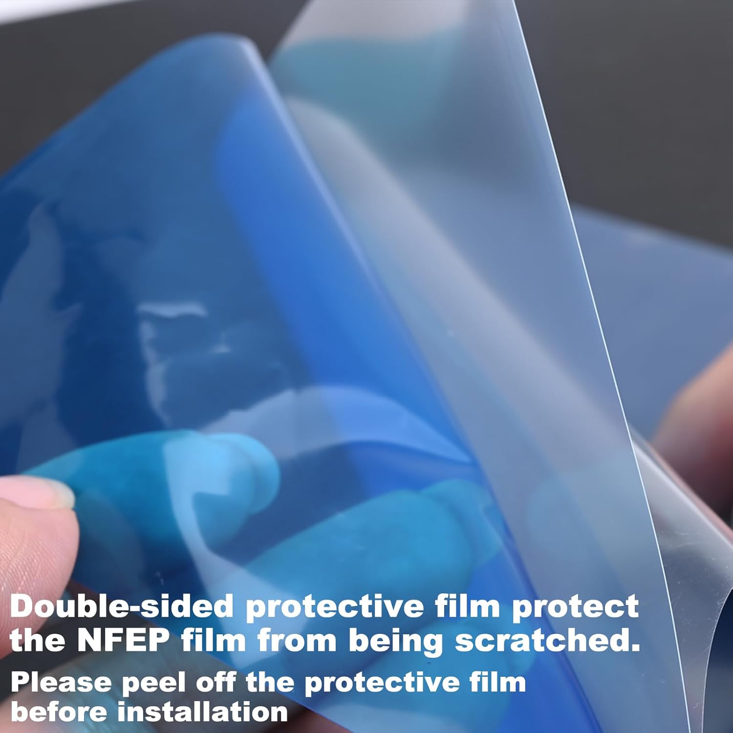 5PCS NFEP Release Film for Resin 3D Printer, PFA NFEP Film for ELEGOO Saturn S/Photon M3 / Sonic Mini 8K / Mono X 6K / M3 Plus, 7.6-9.25 Inch LCD Resin 3D Printer, 260x200x0.127mm