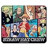 ABYSTYLE One Piece New World Mousepad 9.25" x 7.7" Features Luffy, Zorro, Nami, & Chopper Non Slip Rubber Mouse Pads Office Rectangle Mouse Mat Anime Manga Gift