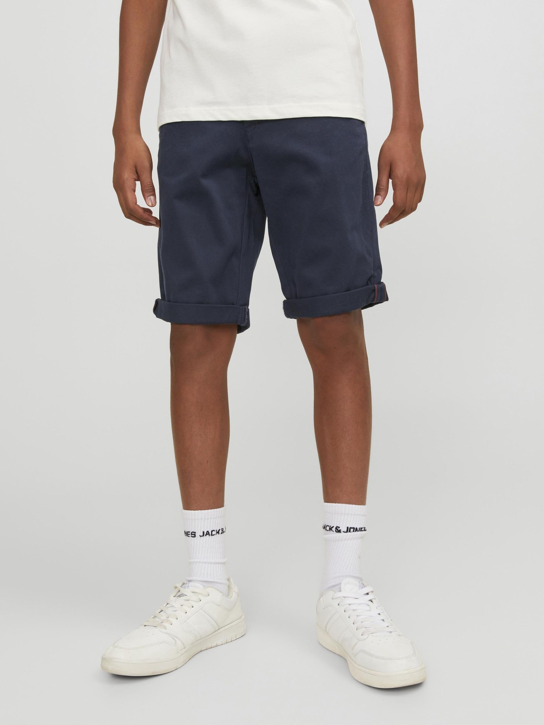JACK & JONES Jjibowie Jjshorts Solid Sa Jr Bermudas para Niños