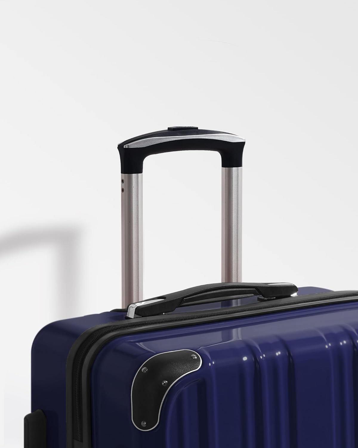 Coolife Luggage Sets, 5 Piece Durable Suitcase, Lightweight Carry on Luggage with PC+ABS Hardshell, Dual Spinner Wheels, TSA Lock and YKK Zipper(navy new, 5 piece set) thumbnail