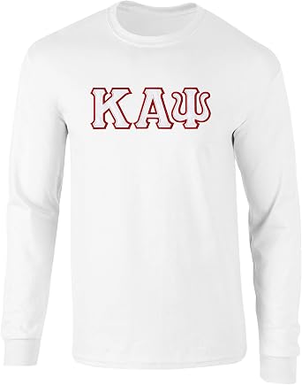 Kappa Alpha Psi Twill Letter Long Sleeve Tee