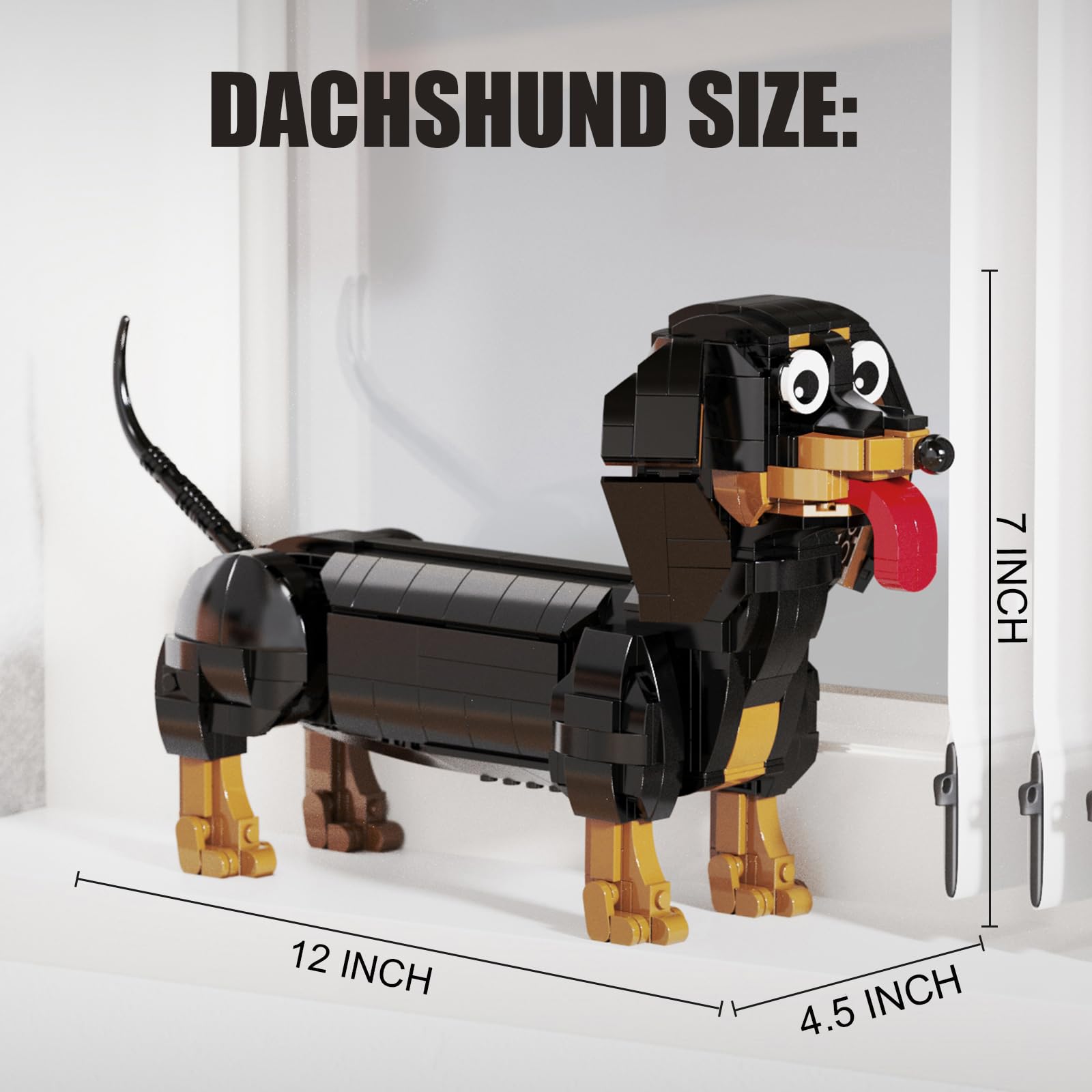 Amazon.co.jp: lovlaugh ダックスフンド 犬 ビルディングブロック