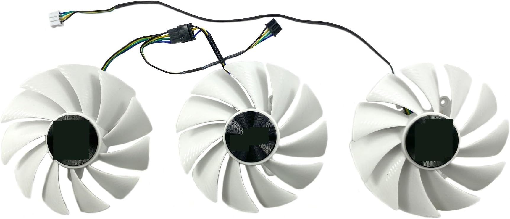For ZOTAC for GeForce RTX4070ti 4070ti SUPER 4080 4080s for TRINITY OC for WHITE for Graphics Card Replacement Fan GA92S2U Replacement parts(Set of three fans)