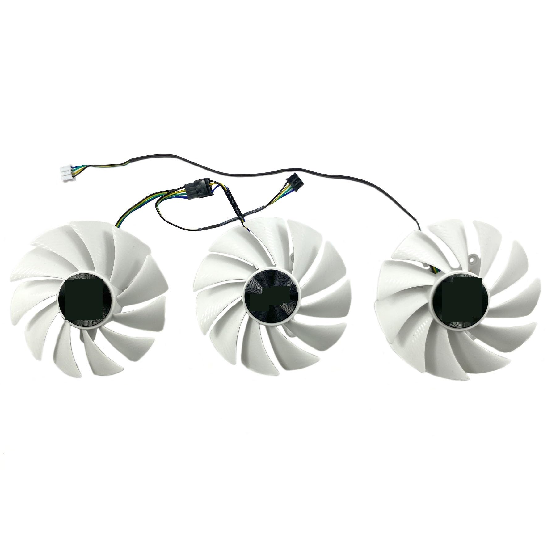 For ZOTAC for GeForce RTX4070ti 4070ti SUPER 4080 4080s for TRINITY OC for WHITE for Graphics Card Replacement Fan GA92S2U Replacement parts(Set of three fans)