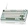 RK ROYAL KLUDGE R75 Mechanical Keyboard Wired with Volume Knob, 75% Keyboard Gasket Mounted, Hot Swappable, Creamy Sound, MDA
