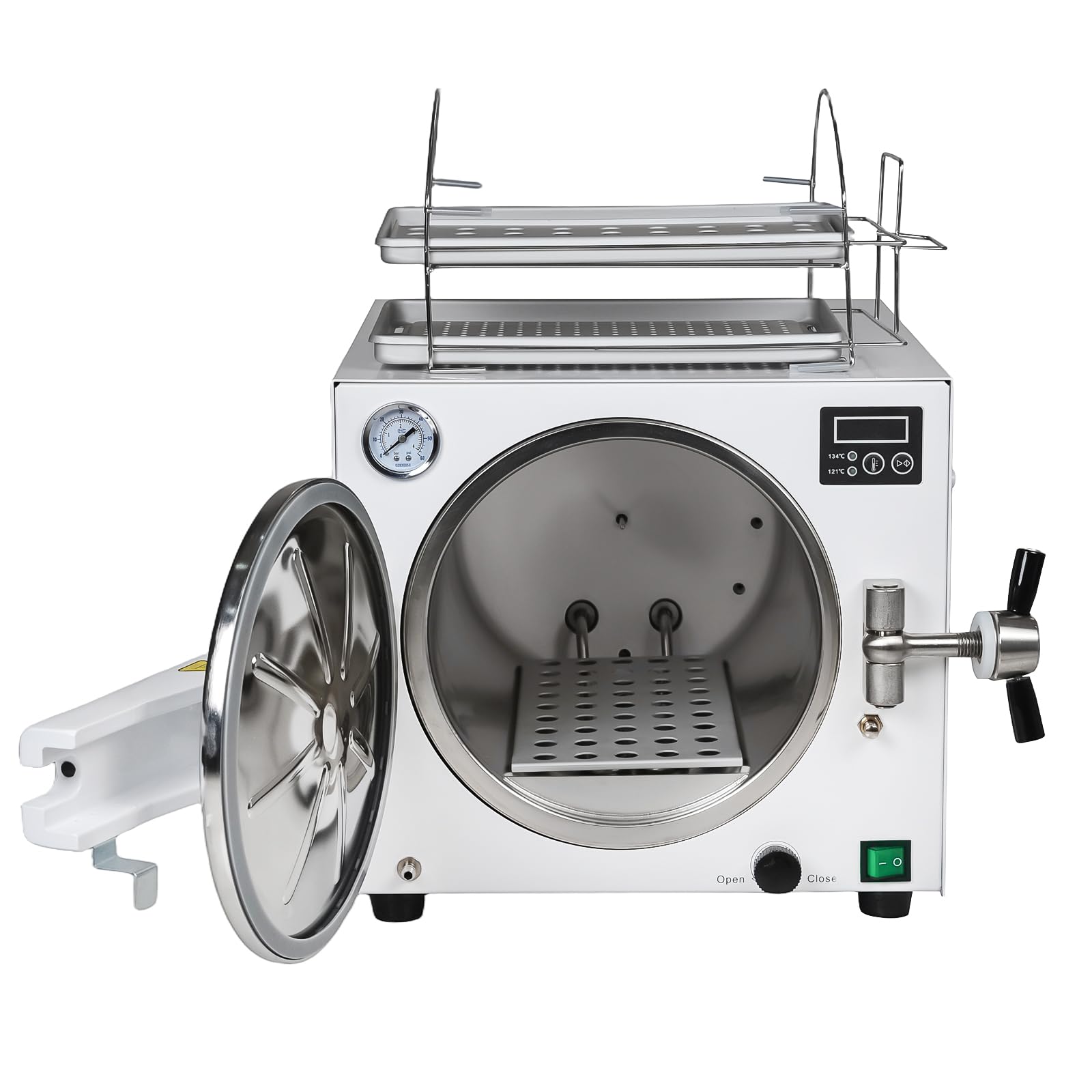 Esterilizador autoclave de mesa de 18 L, equipo de laboratorio de control de vapor de alta temperatura, ideal para oficinas pequeñas y uso clínico, solución de esterilización fiable