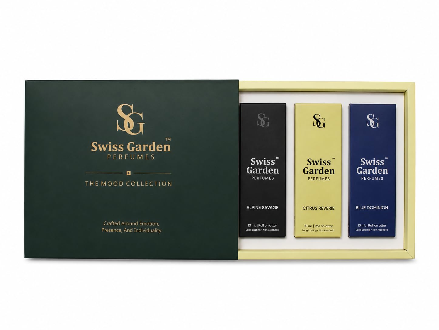 The Ritual Edit Signature Trio | Layering Attar Gift Set | 3x10ml Alpine Savage, Citrus Reverie, Blue Dominion | Bold by Day, Deep by Night-image-10