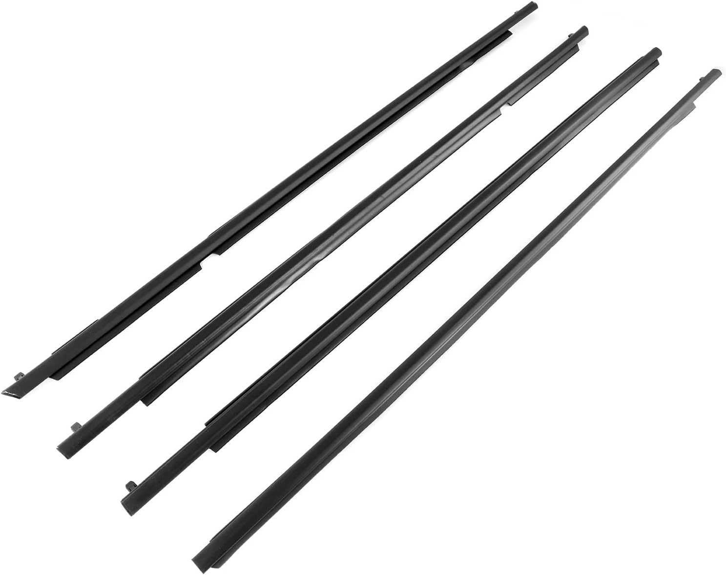 車ドアエッジプロテクター に適合する 4ランナー 2010-2021用 カーウィンドウラバーシーラントストリップ サイドドアウィンド