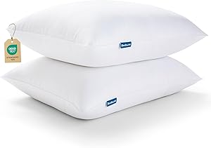 Bedsure Medium Firm Pillows Queen Size, Set of 2, Firm Queen Bed Pillows Hotel Quality Premium Original Down Alternative for Supportive Filling for Side, Back Sleepers