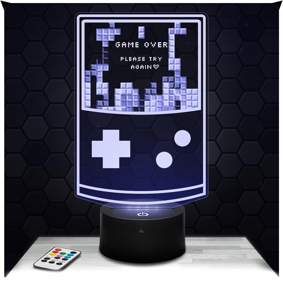 Lampephoto.fr - TET RIS 3D Lamp Bedroom Decoration Gaming Gamer Video Games Gift idea TET RIS Gift Idea Decoration dim Light nightlight Desk Decor. Original Teen Gift Idea, Gifts Merchandising