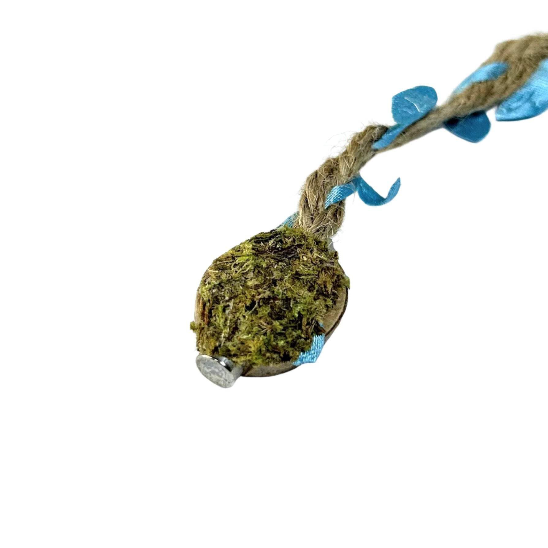 Opus Vita Jumping Spider - Rope bridges with Twine - Spider Enclosure Decor - Professionally made to cleverly attach to your Insect Enclosure Natural Twine/Green Single — view 9