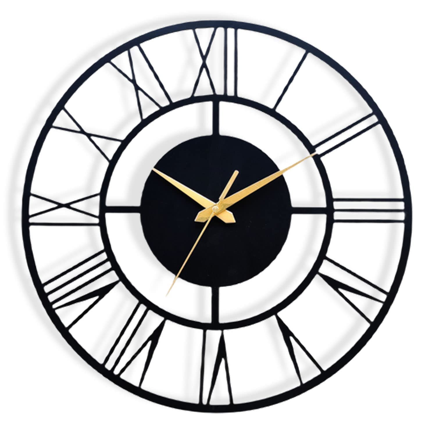 Arabs Stylish Metal Analog Wall Clock For Home And Hall, Living Room, Bedroom, Office, Antique Big Size Modern Wall Watch For Home Decor (Style 2, 50 Cm), Black (B0BSR7KRDC) Amazon Price History, Amazon Price Tracker