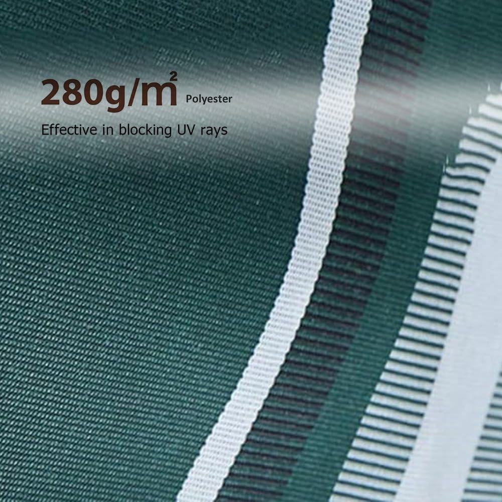 Wysuwana markiza z tkaniny z falbanką, zamiennik do patio markiza przeciwsłoneczna na balkon, do zewnątrz zadaszenie tkaniny, czerwona, 4,5 x 2 m / 15x6.5ft