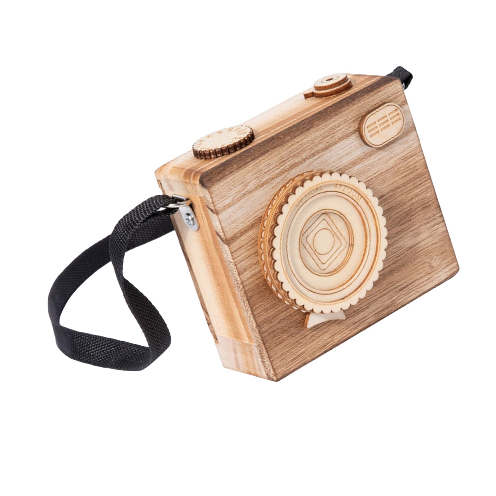 Hredyqw Classical Camera Designs Music Box Vintage Windup Wood Musical Figurine for Living Room or Bedroom Decors and Gifting Classical Melodies Music Box