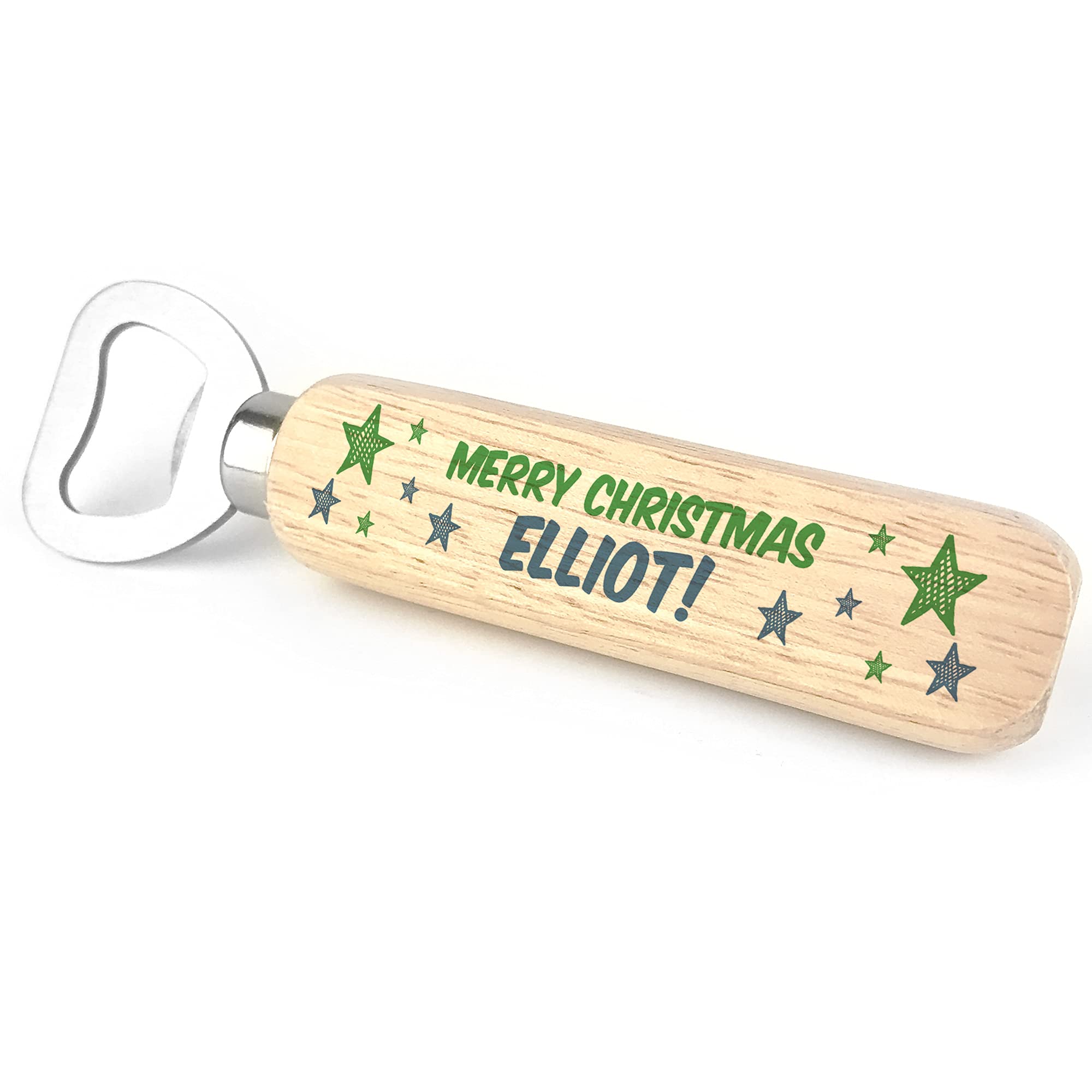 Personalised Merry Christmas Bottle Opener Dad Uncle Brother Son Gifts for Him