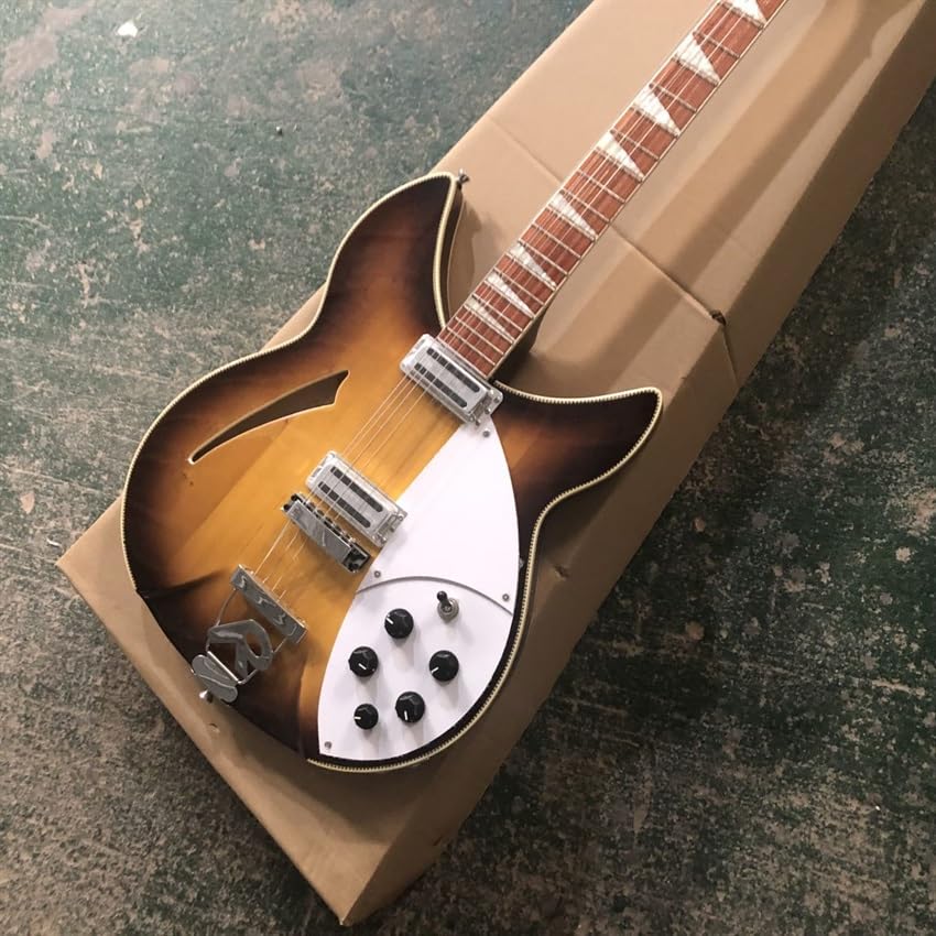 Guitares à cordes 360/12 marron personnalisées – Parfaites for les musiciens et passionnés la recherche d'un instrument haut de gamme for une performance personnalisée