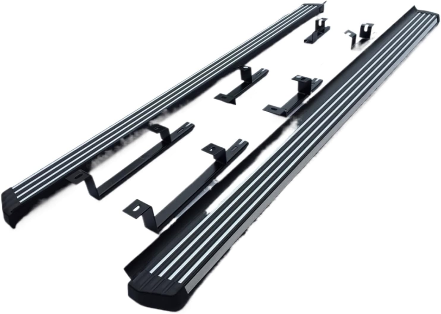 2Pcs Fixed Running Board Side Step Pedals Nerf Bar Compatible with Toyota All New BZ4X 2023 2024
