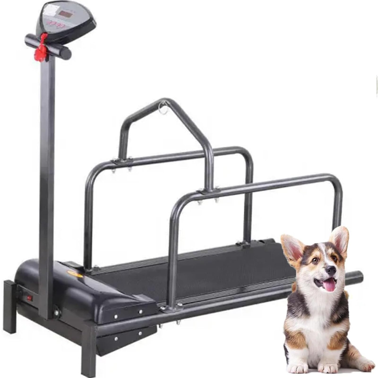 Hundelaufband, Hundelaufband FüR GroßE Hunde, Hundelaufband, 1,75 Ps Motor, Geschwindigkeitsbereich 0,8-6 Km/H, Maximale Belastung 80 Kg, FüR GroßE/MittelgroßE Hunde