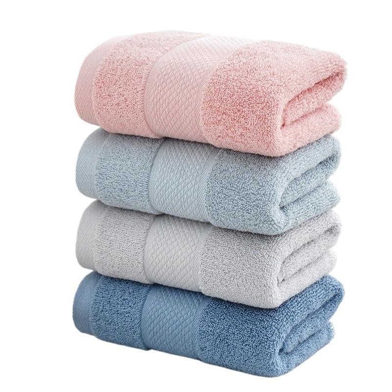 ZHCHAO Toalla de Lana Larga para el Baño Diario con Algodón Absorbente Espesado