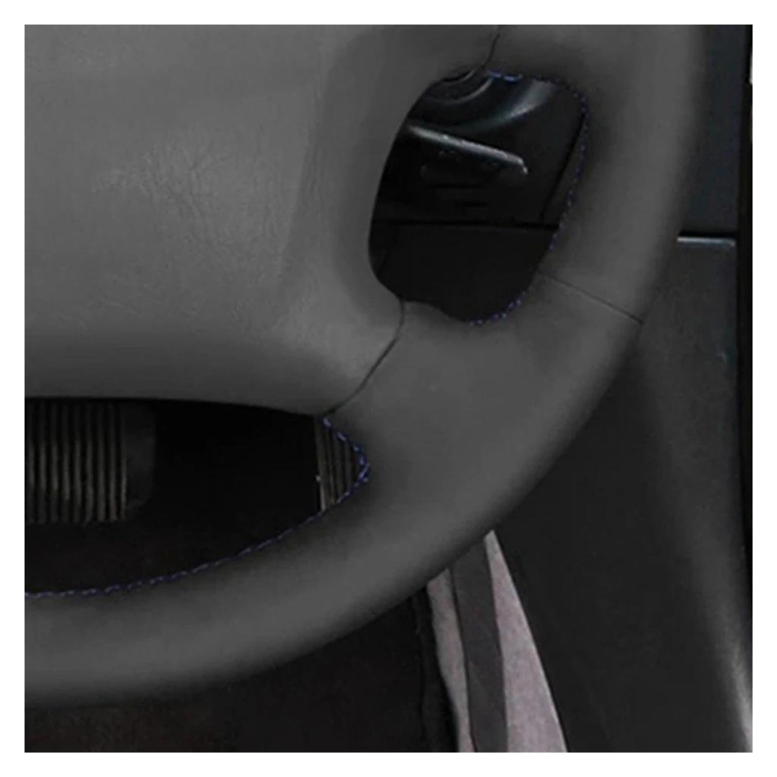 Lenkradabdeckung Schwarz Wildleder Leder Geflecht Auto Lenkrad Abdeckung Für Toyota Für Sienna Für Tundra 1998-2003 Lenkrad Bezug Auto(Hellblau)