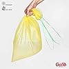 GALLO Yellow Medium Wheelie Bin Gift Bag Self Locking Handles