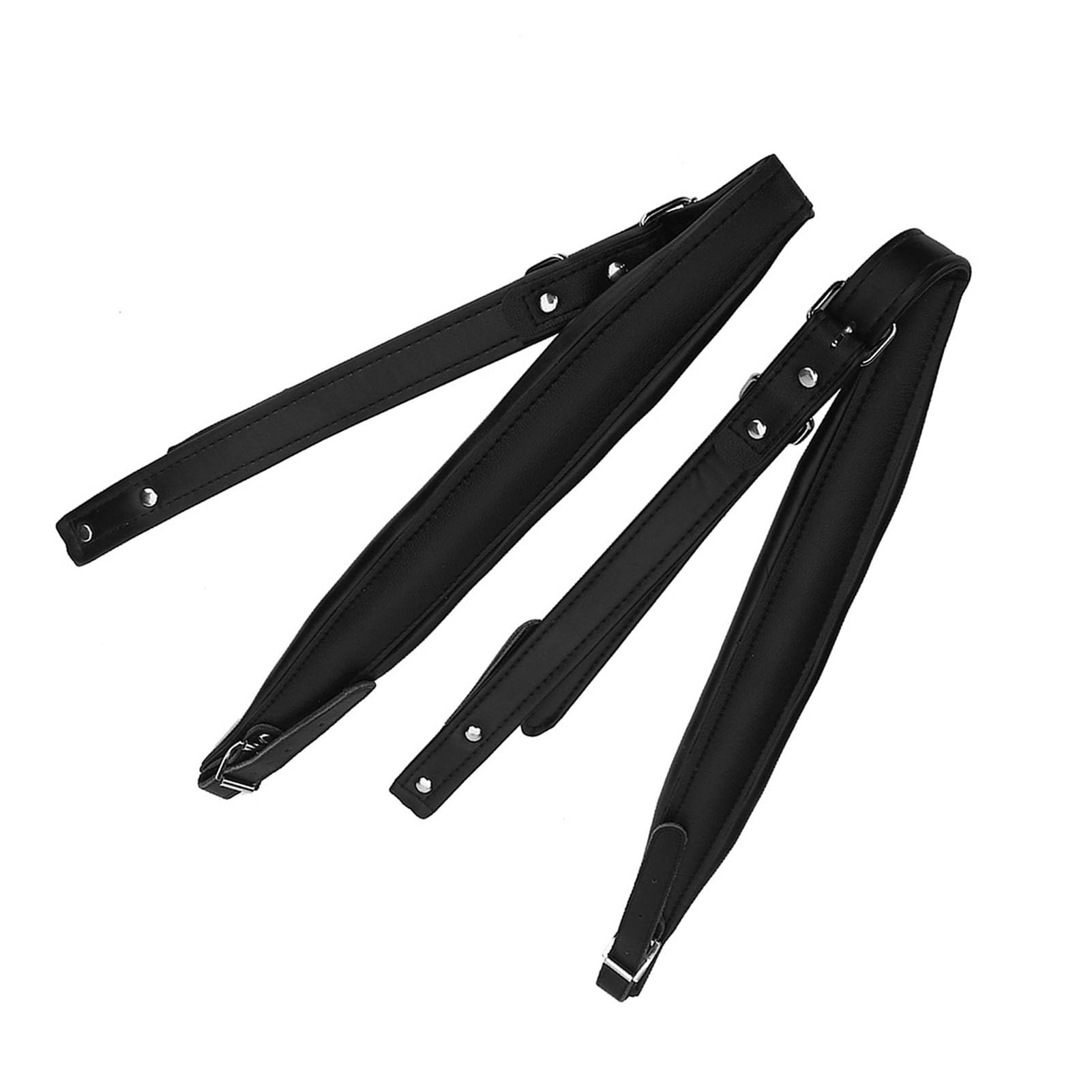 VGEBY1 Cinturino per Fisarmonica, Cintura Addominale Rinforzata in PU per Fisarmonica da 16-120 di Basso(Nero)