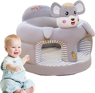 Cadeiras de bebê para sentar - Sofá de Apoio Assento de Bebê Cartoon Animal Fofo Ergonômico - Cadeira de bebê antiderrapante para bebês, suprimentos para meninos e meninas, estudantes e Money money