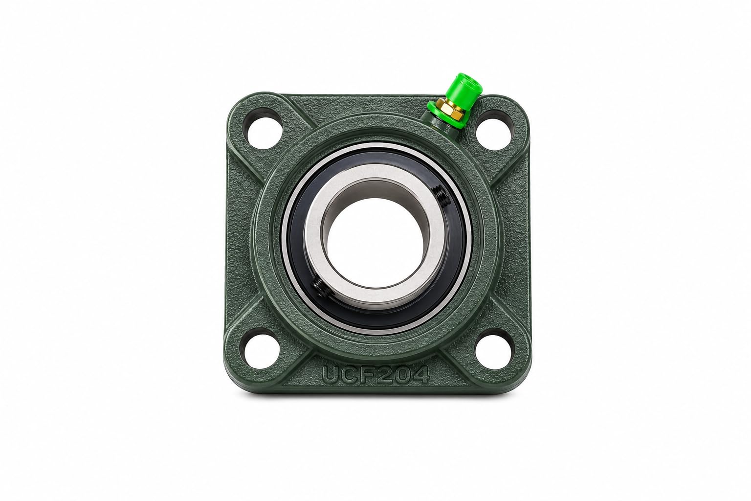 UCF 204 Pillow Block Bearing - Heavy Duty 2-Bolt Flange Mounted Bearing Unit with Grease Fitting (20mm Bore)-image-15
