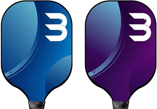 Miniatura 2 de Kit de inicio de pickleball 2 paletas de fibra de vidrio, 4 (2 para interiores, 2 exteriores), una bolsa de transporte, para deportes al aire libre