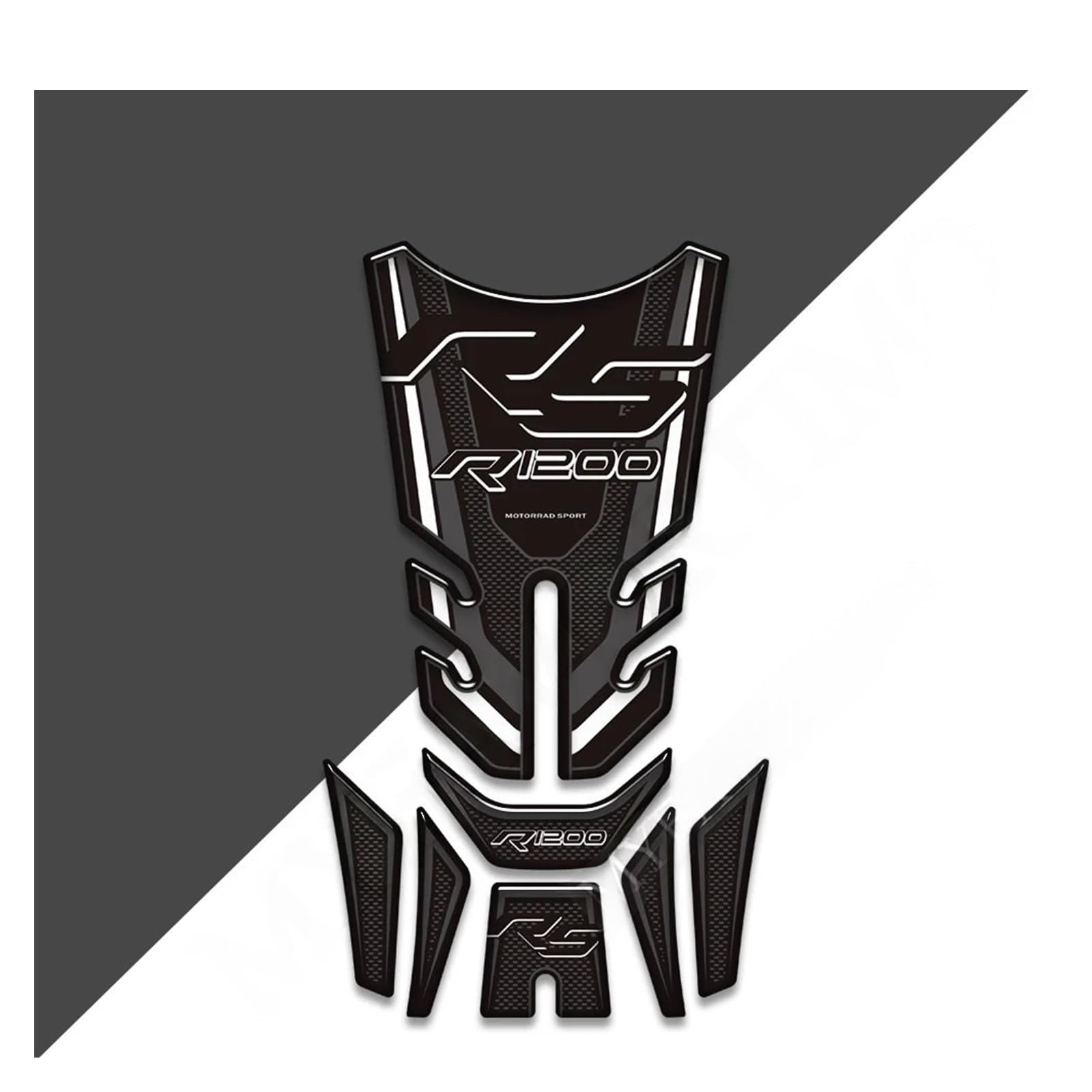 Motorbike Tank Protector Pad Motorcycle for R1200RS R1200 R 1200 RS Side Tank Pad Fuel Oil Kit Knee Fish Bone Protector Stickers Decals