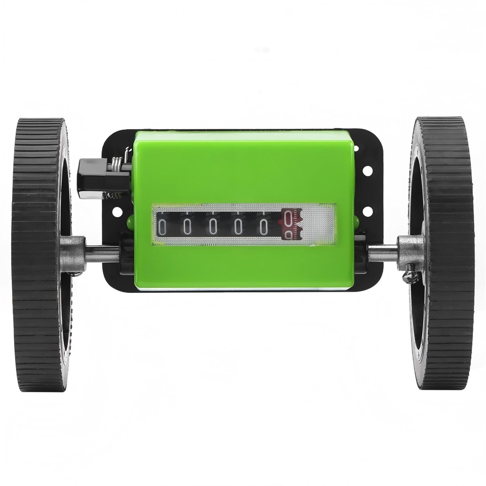Rollenzähler, 6 Stellig Mechanischer Längenzähler Meterzähler Rollenrad 0-99999,9 Meter zum Messen der Länge von Textilien, Drucken, Kunstleder