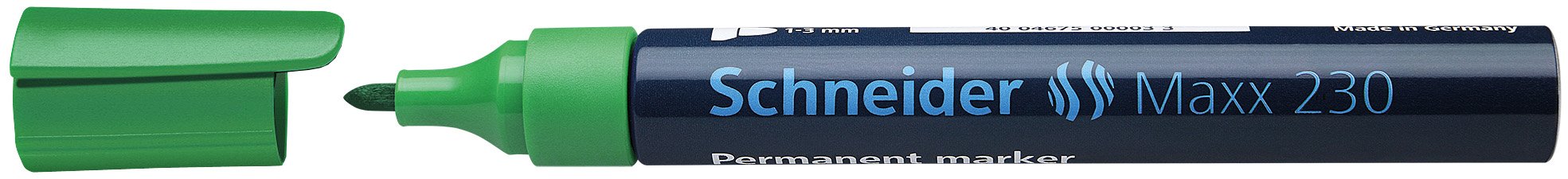 Schneider Round Tip Maxx 230 Permanent Marker - Green