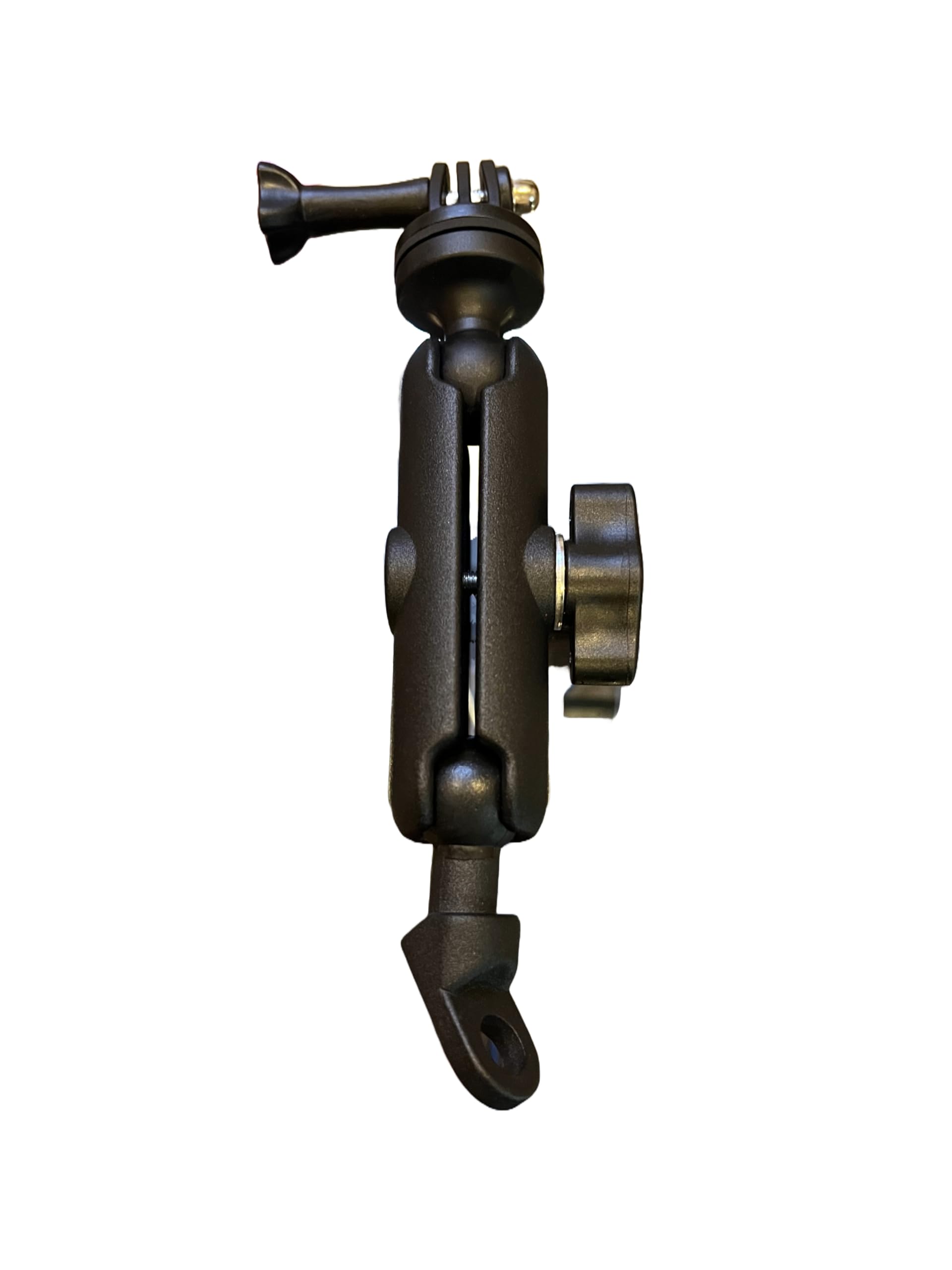 HIFAST Action Camera Handle bar Aluminium Alloy Universal Mount with Two 360° rotational Angle for Motorcycle and Bicycle (Mirror FIT)