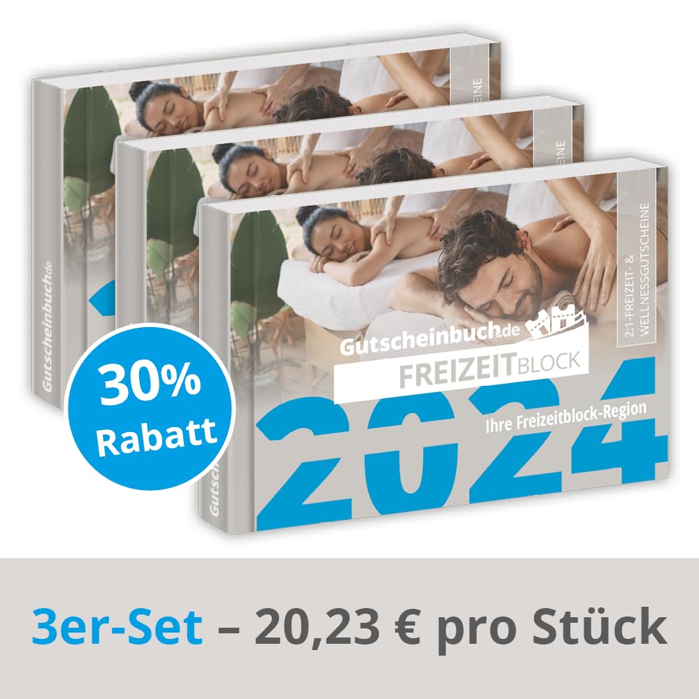 Gutscheinbuch.de Freizeitblock Baden-Württemberg Nord 2024