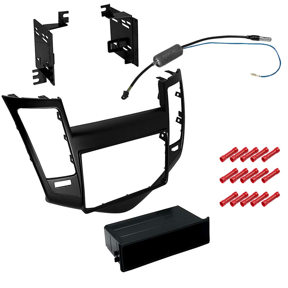 CACHÉ KIT2065 Bundle with Car Stereo Installation Kit for Chevrolet 2011 – 2015 Cruze – in Dash Mounting Kit, Antenna for Single or Double Din Radio Receiver (3 Item)
