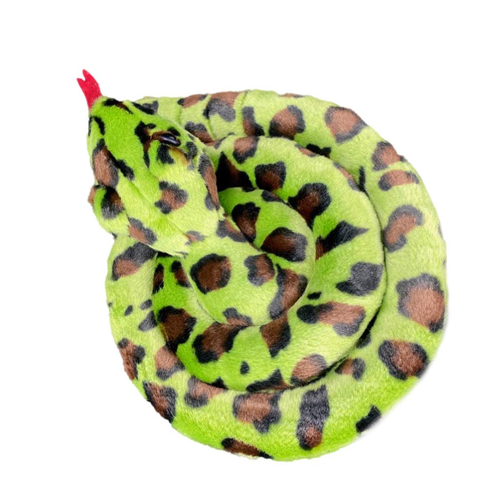 NUOBESTY Wild Anaconda Snake Plush Stuffed Animal Toy Christmas Holiday Novelty Gifts for Kids Green