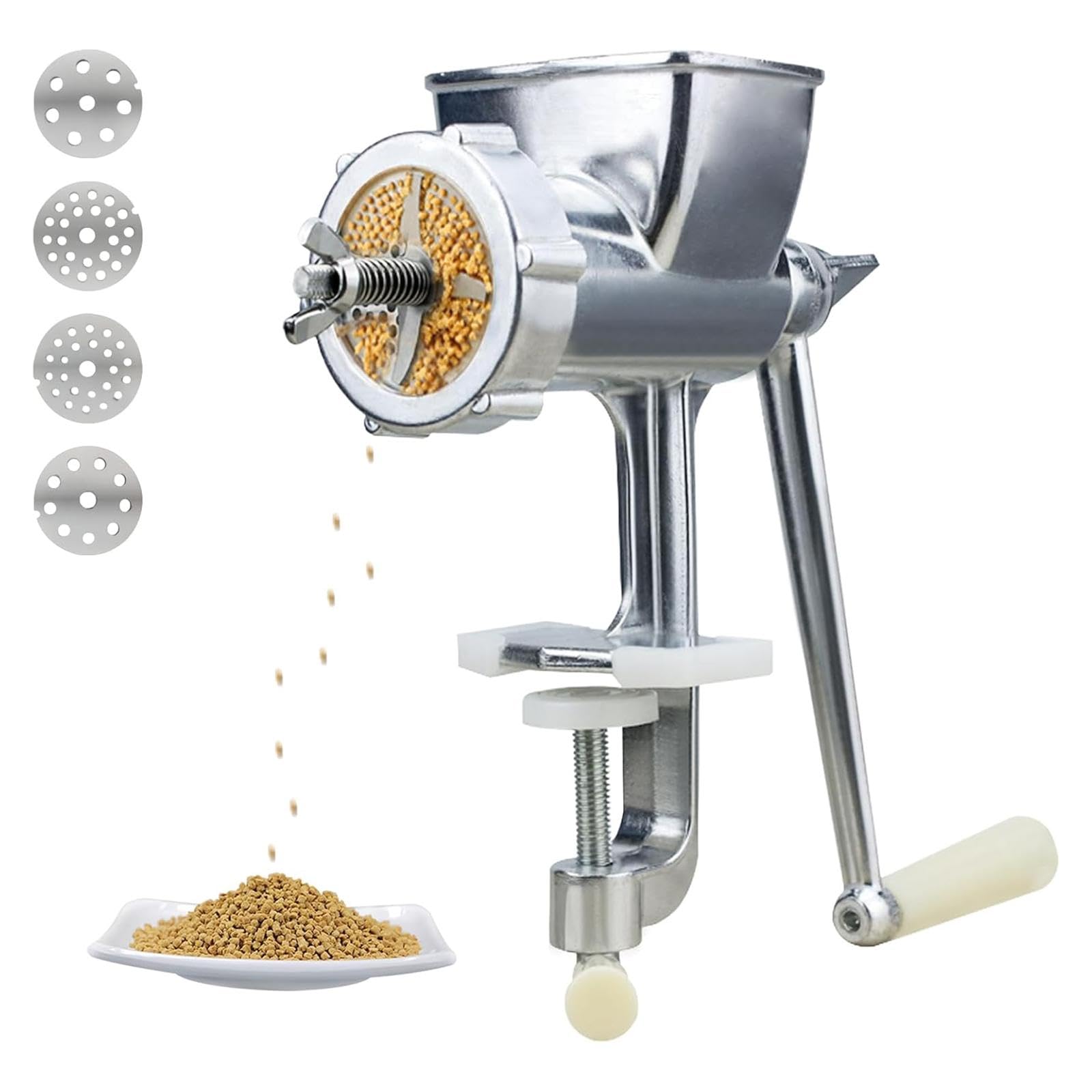 Harilla Macchina Manuale per crocchette per Animali Domestici, Mulino per crocchette, Strumento di Lavorazione Portatile Multifunzionale, Produttore di Cibo, 2.0