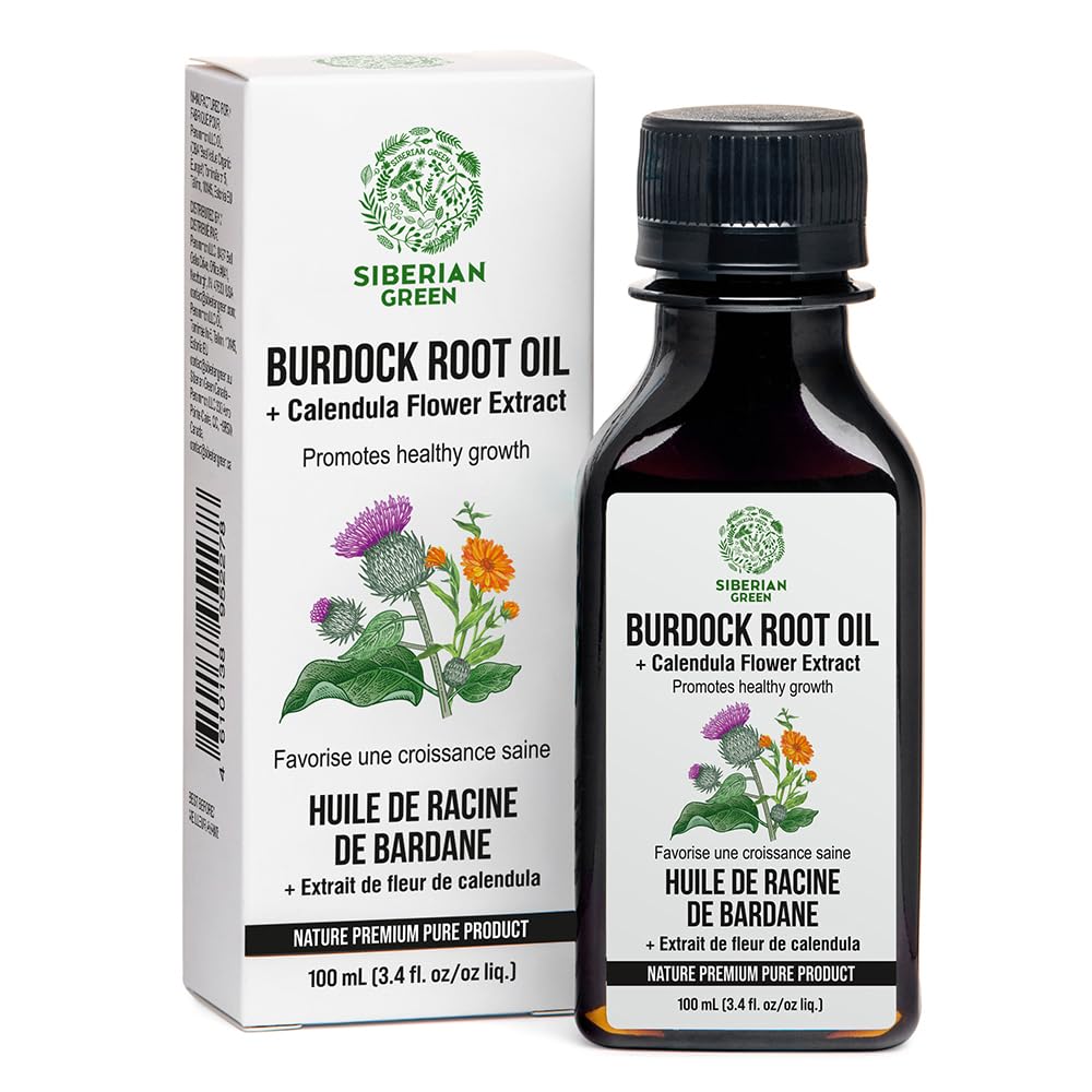 Siberian Green Burdock Oil with Calendula Flower Extract