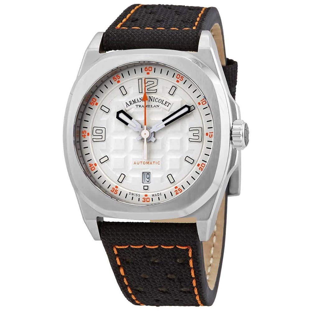 Amazon.com: Armand Nicolet JH9 Automatic Silver Dial Men's