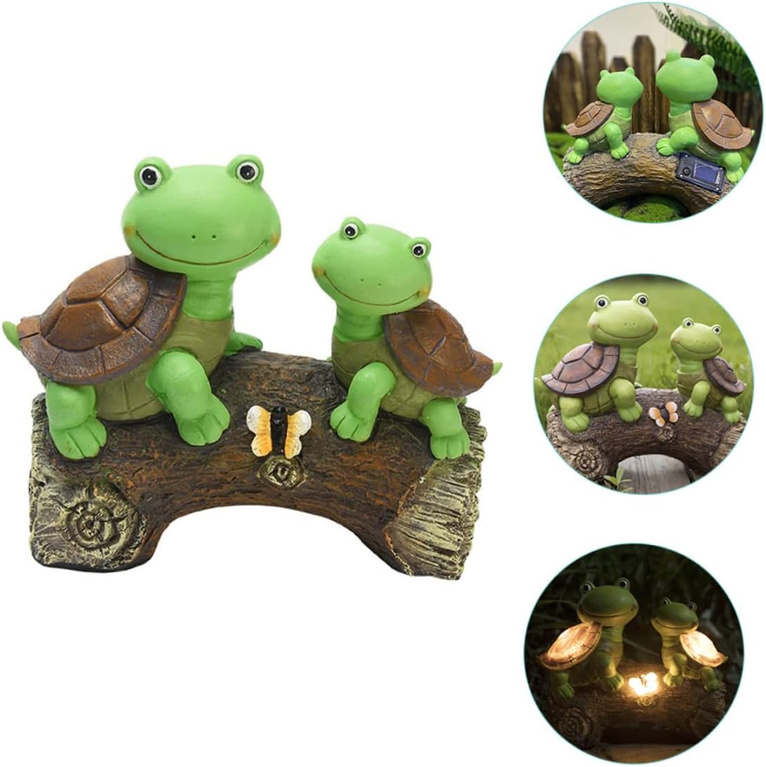 Decor Landscape Light Sea Turtle Figurine for Garden Patio Solar Lights Outdoor
