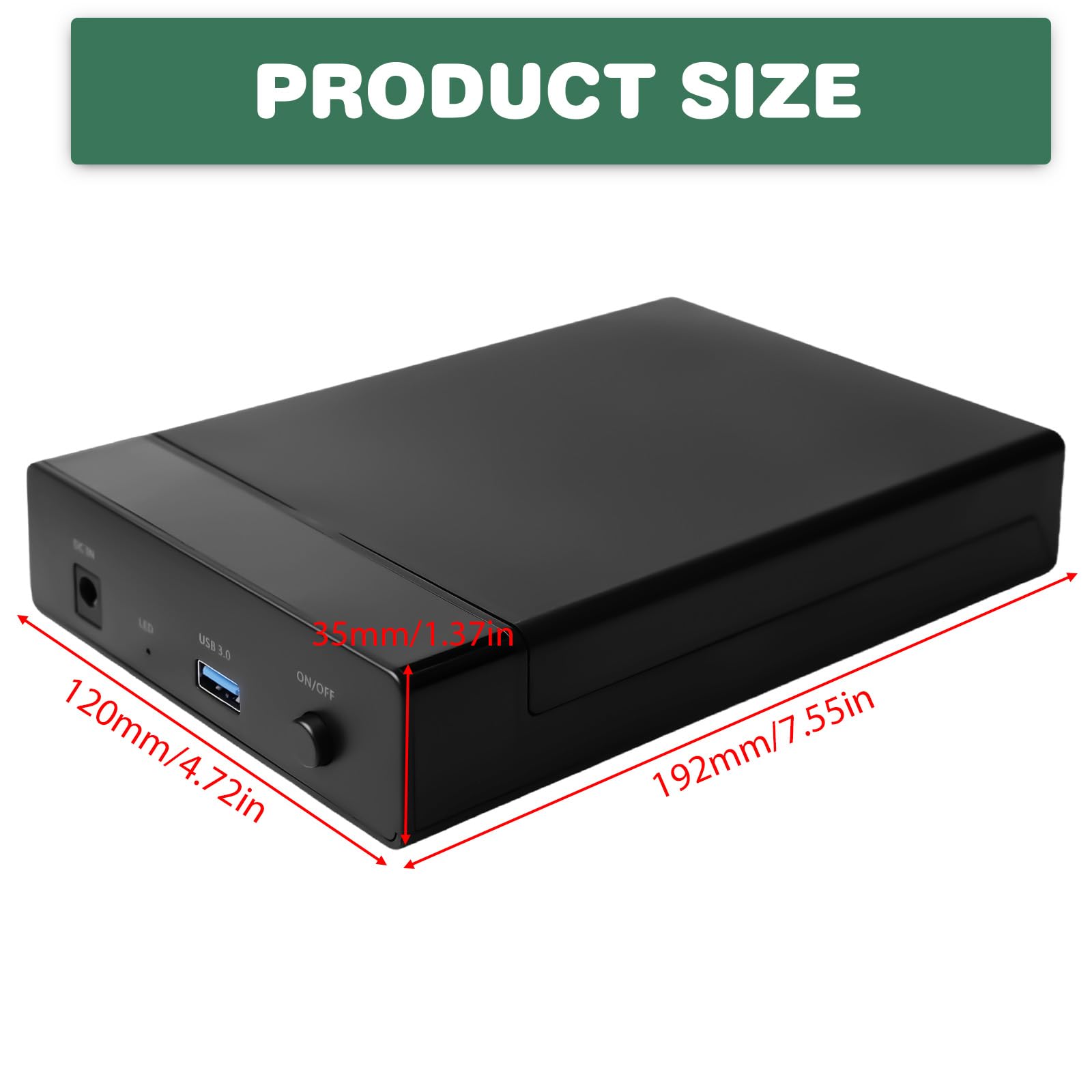 Docking station per hard disk: HDD USB3.0, stazioni per dischi rigidi SATA da 2,5 e 3,5", USB Type-A a USB Type-A, clonazione