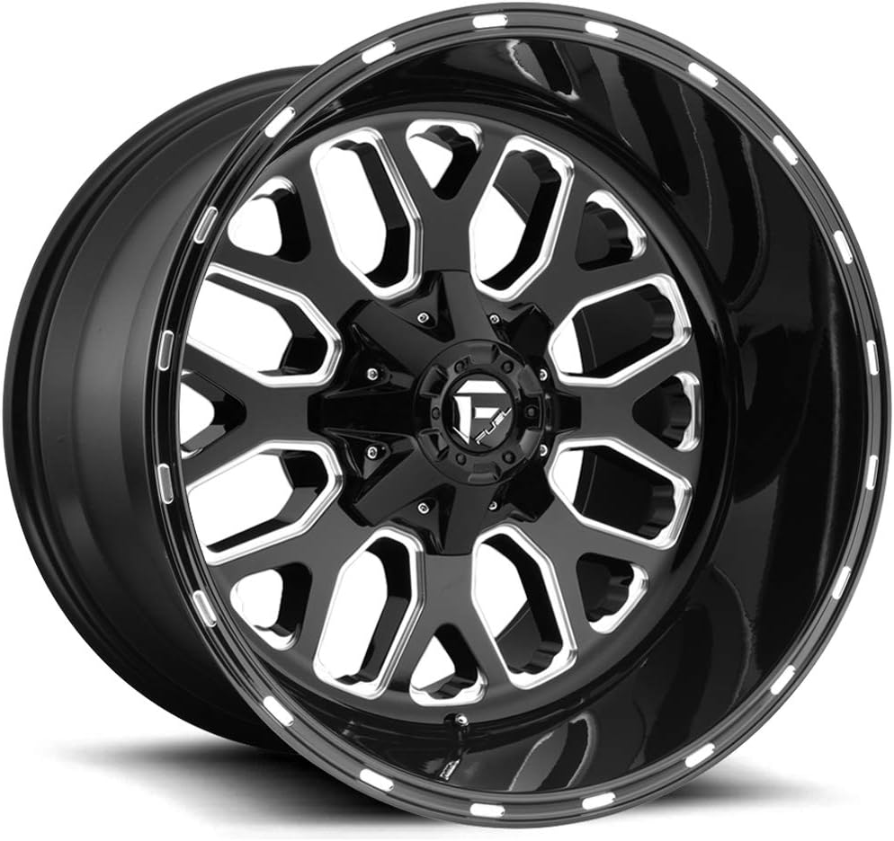 Fuel Titan black Wheel with Painted Finish (20 x 10. inches