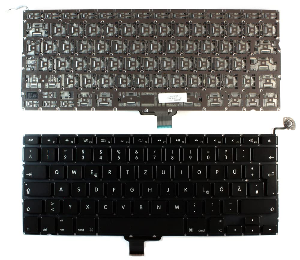 Clavier pour ordinateur portable MacBook Pro A1278 touches bloquées solution version allemande noir