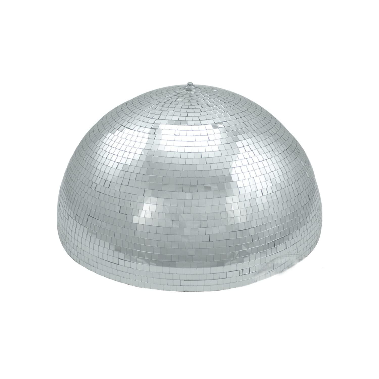 SATISFIRE 40cm Halbspiegelkugel inklusive Motor - Discokugel für Deckenmontage - Discoeffekt Partylicht