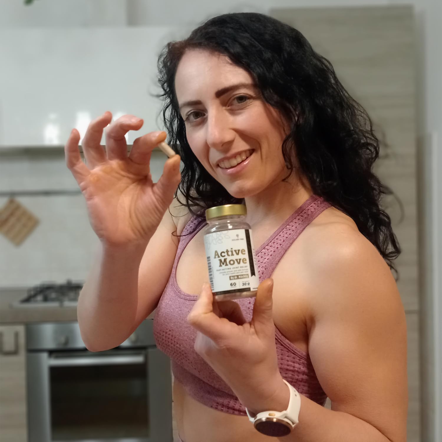Golden Tree Active Move – Integratore Articolazioni con Boswellia, Acido Ialuronico, Collagene UC-II e Vitamina C – Capsule Supporto Articolare – 60 Capsule