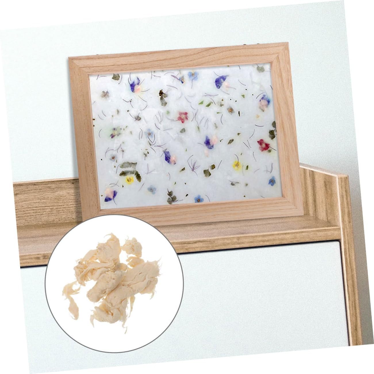 SEWOART 2pack DIY Papermaking Kit Dehydrated Paper Pulp for Handmade Paper Crafts Eco-Friendly Pulp Fun Educational Experience for Boy Girl Versatile Use Decorative Projects