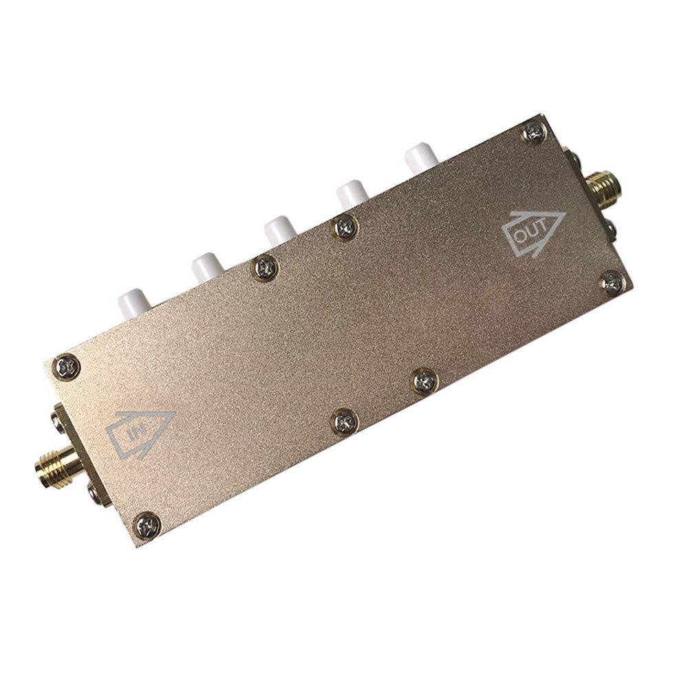 BECEN Attenuatore a passo a pulsante RF da femmina a femmina da 0 a 30 dB SMA - Attenuatore a pressione a chiave 3 GHz 50 ohm